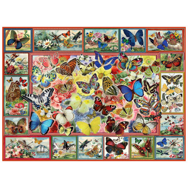 Пазл 2D Anatolian Lots Of Butterflies (A1094) Количество деталей: 1000, Рекомендуемый возраст: 12+ photo 2