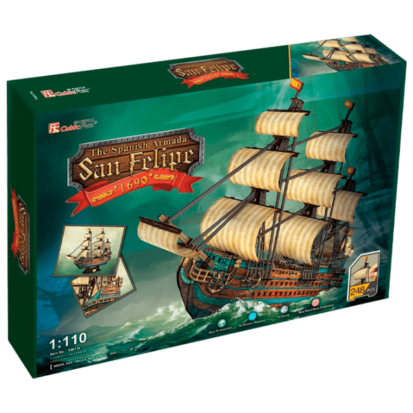 Пазл 3D CubicFun The San Felipe (2T4017h) Количество деталей: 248, Рекомендуемый возраст: 6+ photo 1