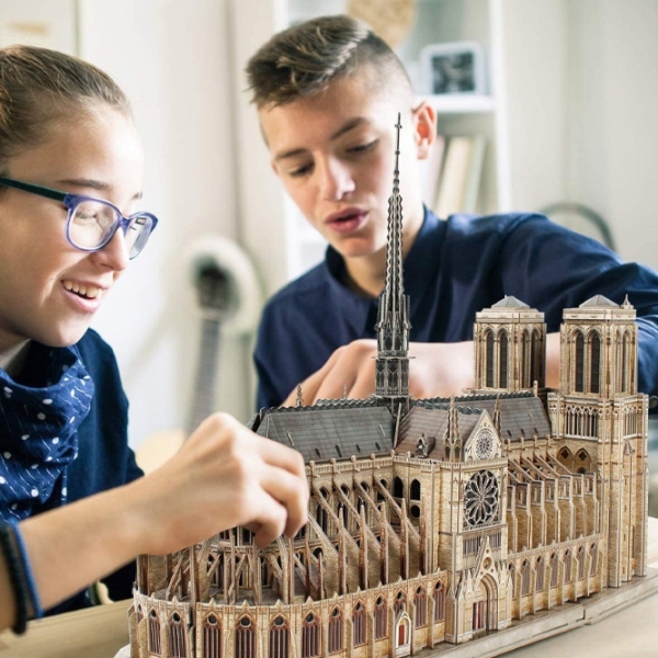 Puzzle 3D CubicFun Notre Dame de Paris (MC260h) Numărul de piese: 293, V&acirc;rsta recomandată: 6+ photo 5