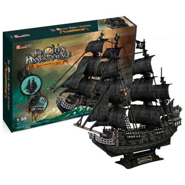 Puzzle 3D CubicFun Queen Annes Revenge (T4018h) Numărul de piese: 308, V&acirc;rsta recomandată: 12+ photo 2