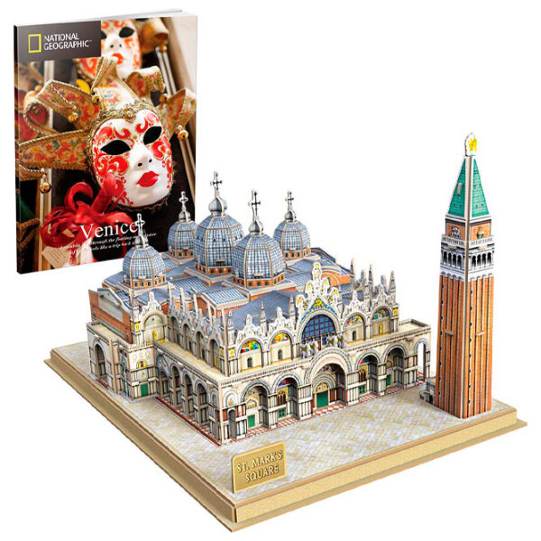 Puzzle 3D CubicFun ST. MARKS SQUARE (DS0980h) Numărul de piese: 107, V&acirc;rsta recomandată: 6+ photo 3