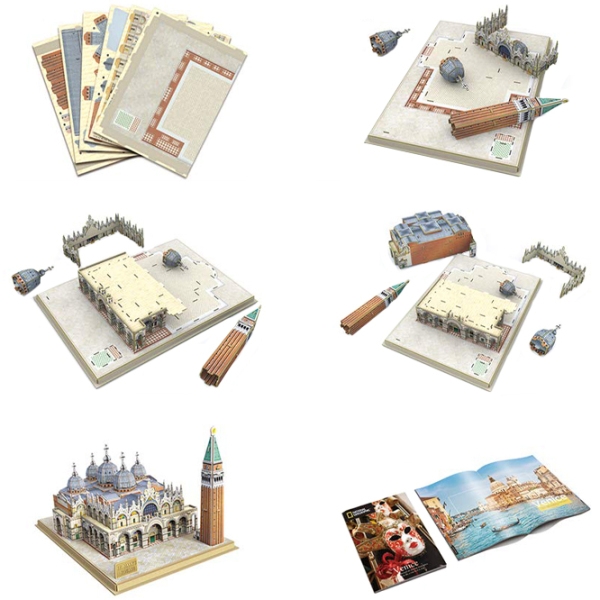 Puzzle 3D CubicFun ST. MARKS SQUARE (DS0980h) Numărul de piese: 107, V&acirc;rsta recomandată: 6+ photo 5
