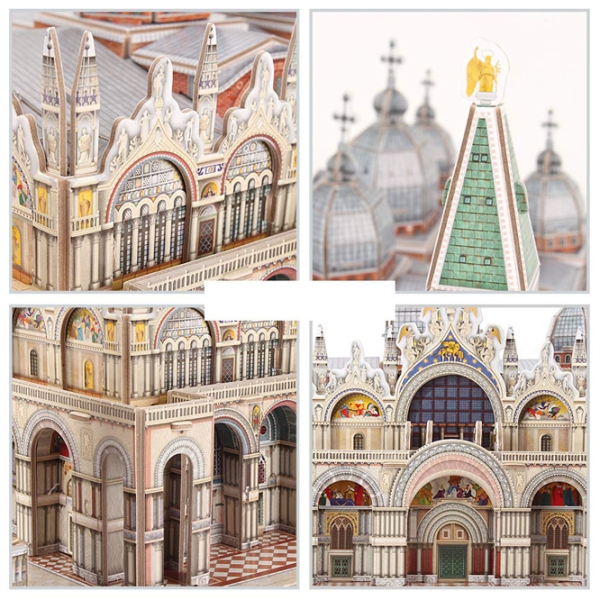 Puzzle 3D CubicFun ST. MARKS SQUARE (DS0980h) Numărul de piese: 107, V&acirc;rsta recomandată: 6+ photo 6