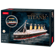 Пазл 3D CubicFun Titanic (Led) (L521h) Количество деталей: 266, Рекомендуемый возраст: 6+