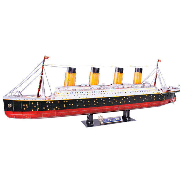 Пазл 3D CubicFun Titanic (Led) (L521h) Количество деталей: 266, Рекомендуемый возраст: 6+ photo 3