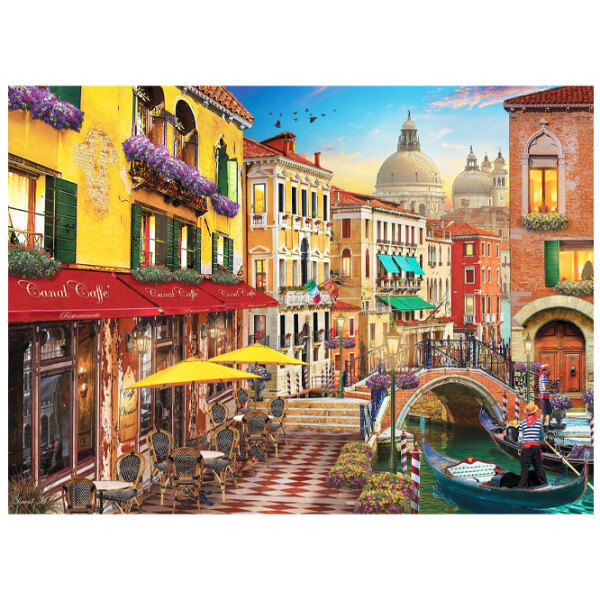 Пазл 2D Anatolian Canal Cafe Venice (A4553) Количество деталей: 1500, Рекомендуемый возраст: 12+ photo 2