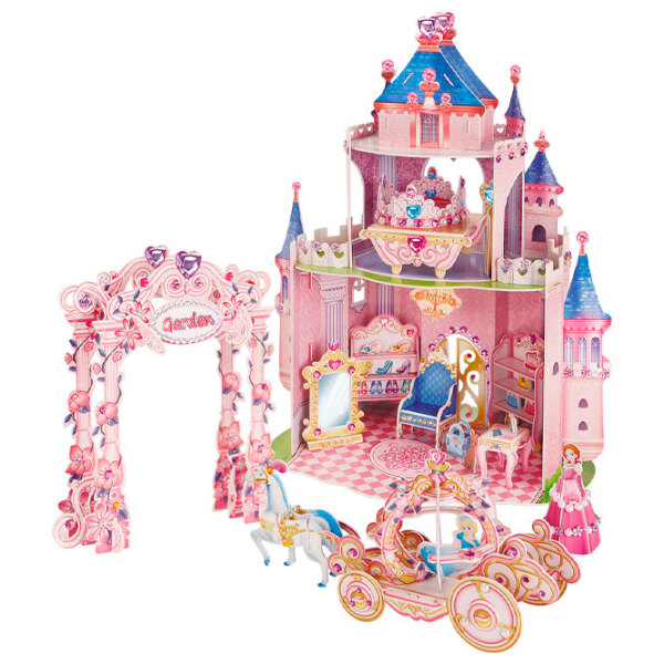 Puzzle 3D CubicFun PRINCESS SECRET GARDEN (E1623h) Numărul de piese: 92, V&acirc;rsta recomandată: 5+ photo 3