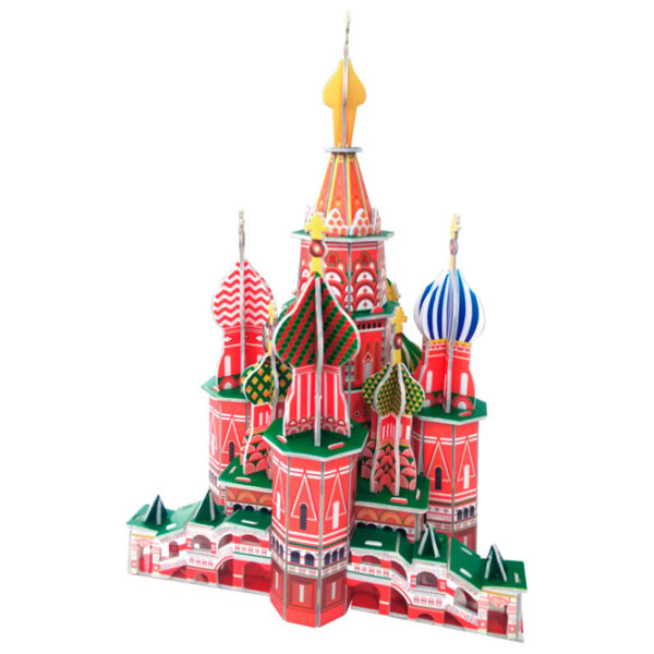 Puzzle 3D CubicFun St. Basils Cathedral (MC093h) Numărul de piese: 214, V&acirc;rsta recomandată: 6+ photo 3