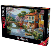 Пазл 2D Anatolian Quaint Village Shops (A1053) Количество деталей: 1000, Рекомендуемый возраст: 12+