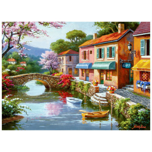 Пазл 2D Anatolian Quaint Village Shops (A1053) Количество деталей: 1000, Рекомендуемый возраст: 12+ photo 2