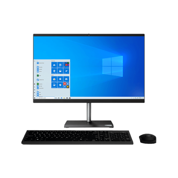 All-in-One PC Lenovo AIO V50a 24IMB Black 23.8" Full HD WVA Intel Core i5 10400T 8 GB 256 GB photo 1