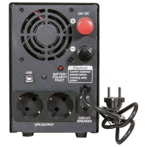 ИБП PowerCom INF-1100 (770/ 1100) Черный  photo 4