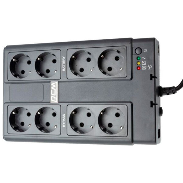 ИБП PowerCom CUB-850E (510/ 850) Черный  photo 2
