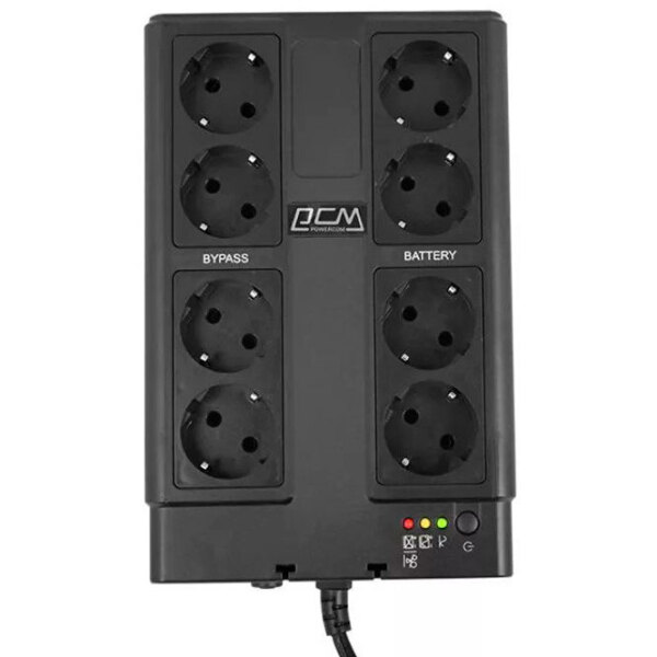 ИБП PowerCom CUB-850E (510/ 850) Черный  photo 3