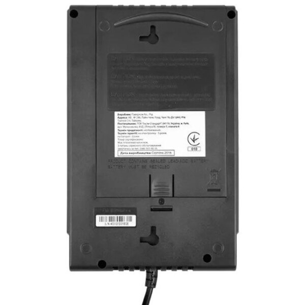 ИБП PowerCom CUB-850E (510/ 850) Черный  photo 5