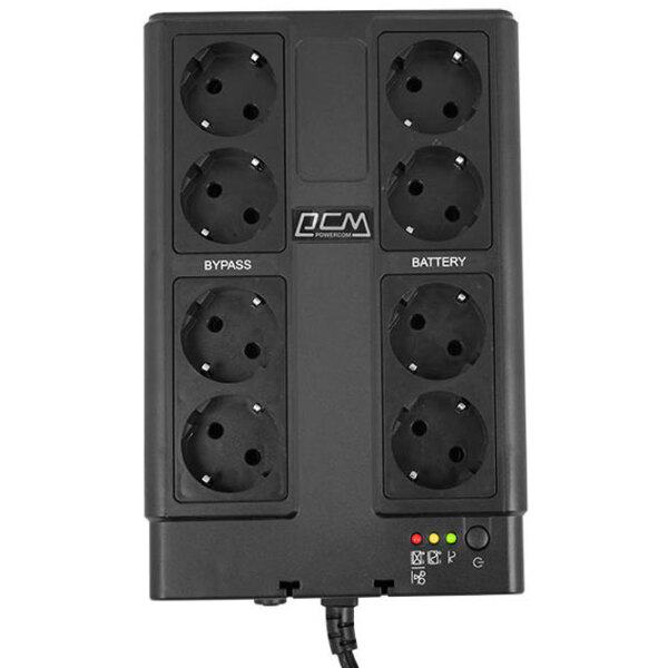 ИБП PowerCom CUB-1000E (550/ 1000) Черный  photo 2