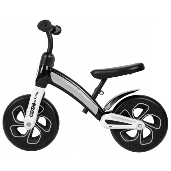 Bicicletă fără pedale Qplay Impact Eva 12" Black Gray Metal / Pentru copii photo 2