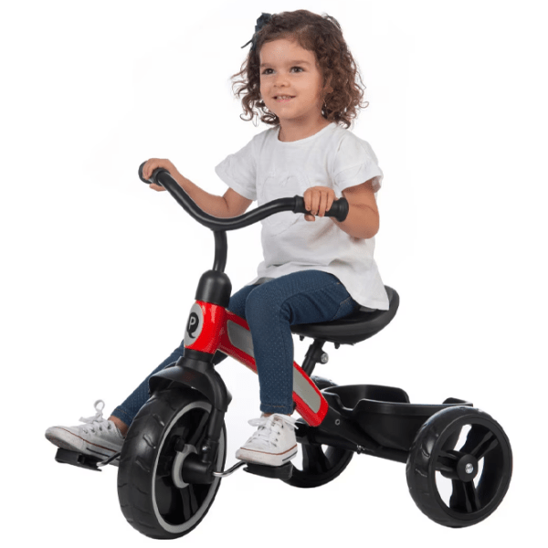 Triciclu Qplay Elite Pink Aluminiu/ Pentru copii photo 2