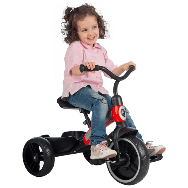 Triciclu Qplay Elite Pink Aluminiu/ Pentru copii photo 3