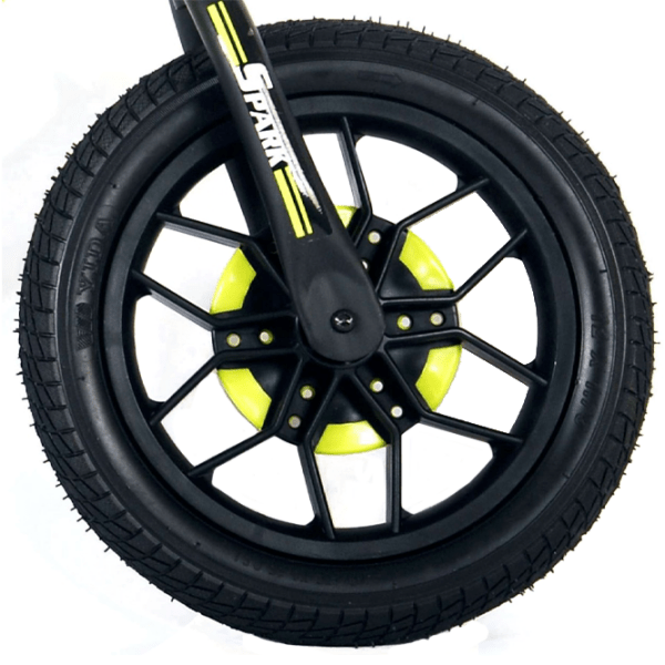Bicicletă fără pedale Qplay Spark 12" Green Black Oțel / Pentru copii photo 4