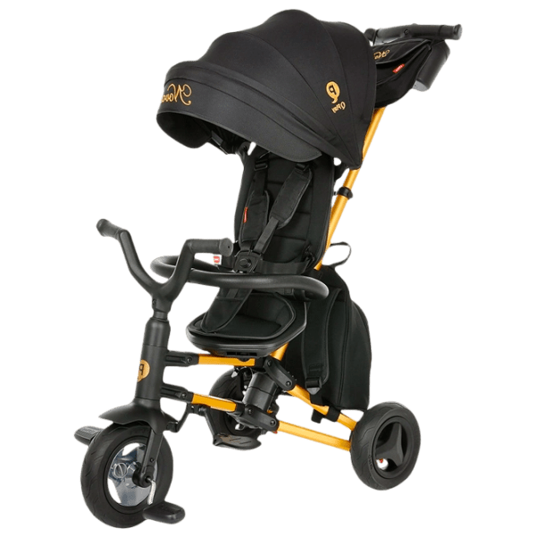 Triciclu Qplay Nova Plus Air Gold Aluminiu/ Pentru copii photo 1