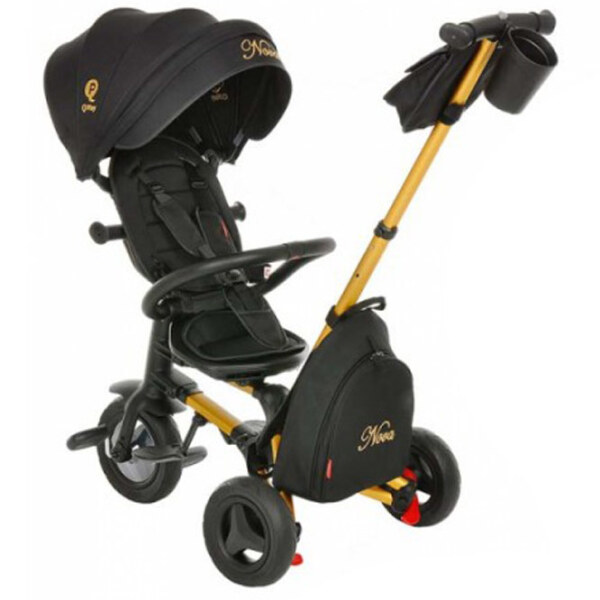 Triciclu Qplay Nova Plus Air Gold Aluminiu/ Pentru copii photo 2