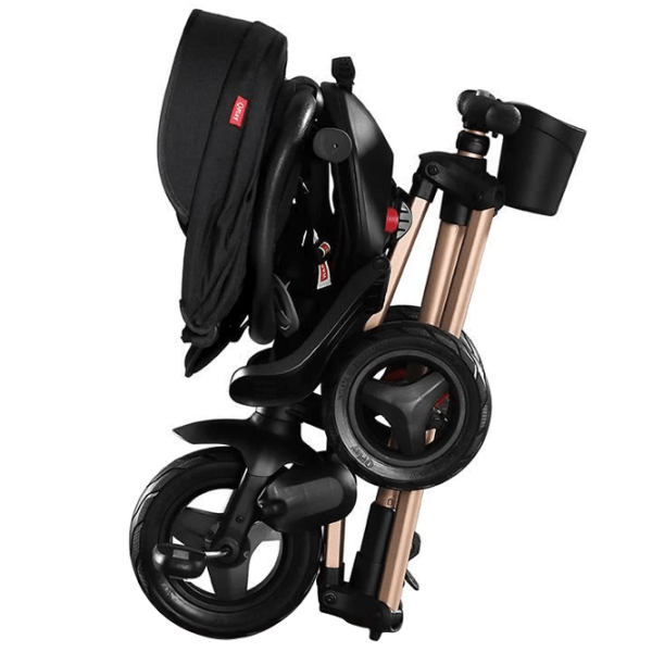 Triciclu Qplay Nova Plus Air Gold Aluminiu/ Pentru copii photo 4