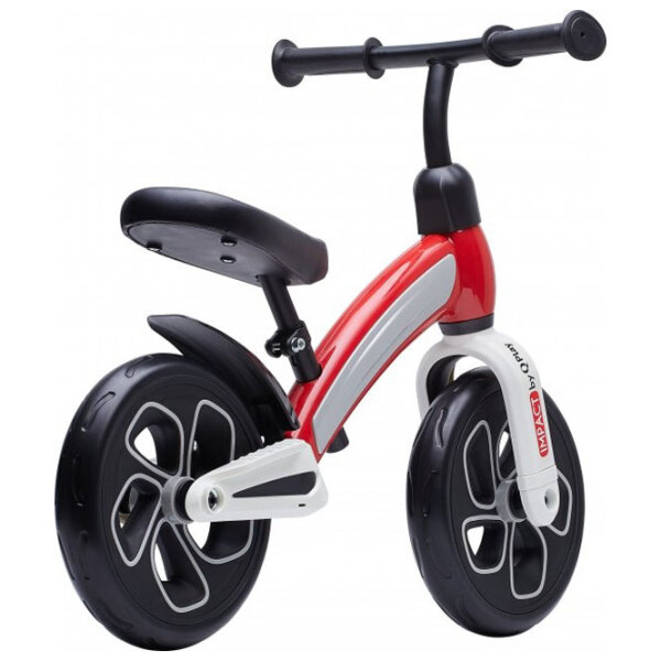 Bicicletă fără pedale Qplay Impact Eva 12" Red Gray Metal / Pentru copii photo 1