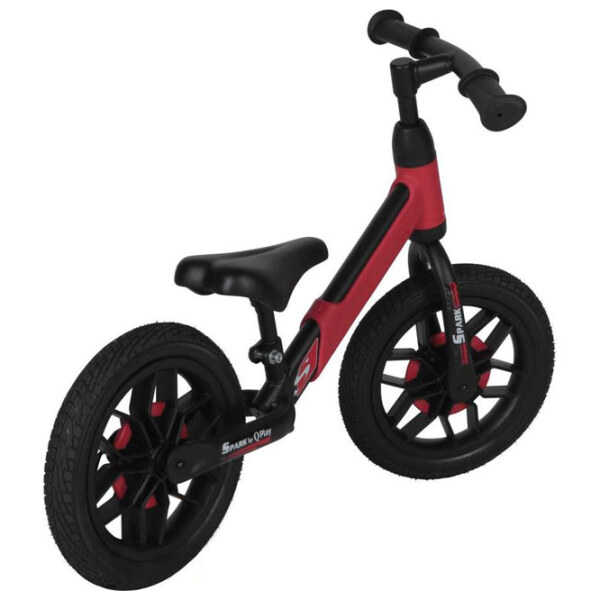 Bicicletă fără pedale Qplay Spark 12" Red Black Oțel / Pentru copii photo 1