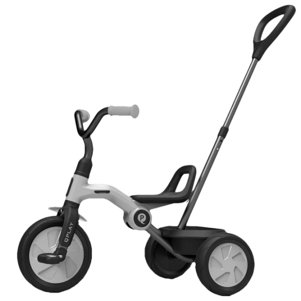 Triciclu Qplay Ant Plus Gray Oțel/ Pentru copii photo 1
