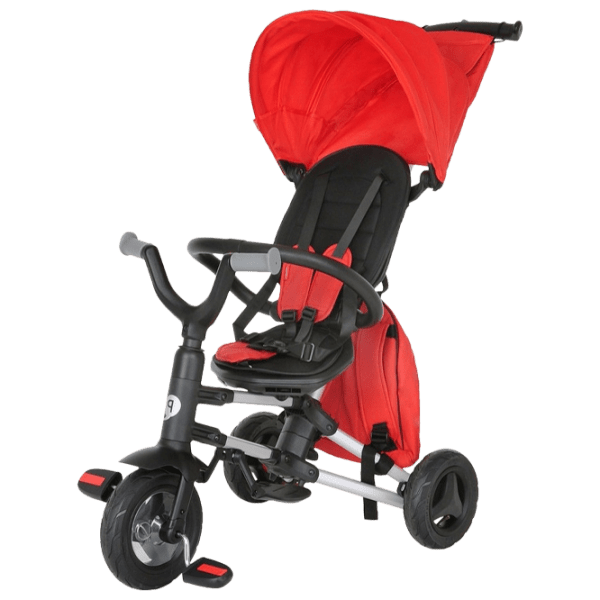 Triciclu Qplay Nova Plus Air Red Aluminiu/ Pentru copii photo 1