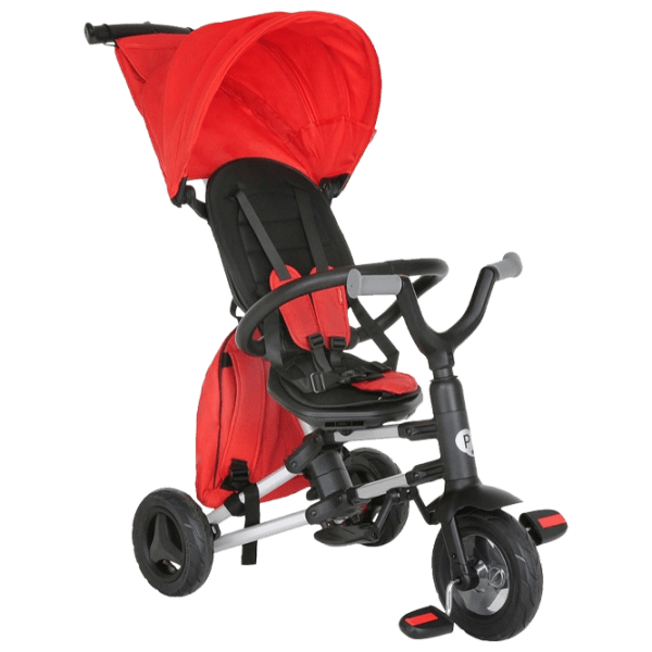 Triciclu Qplay Nova Plus Air Red Aluminiu/ Pentru copii photo 2