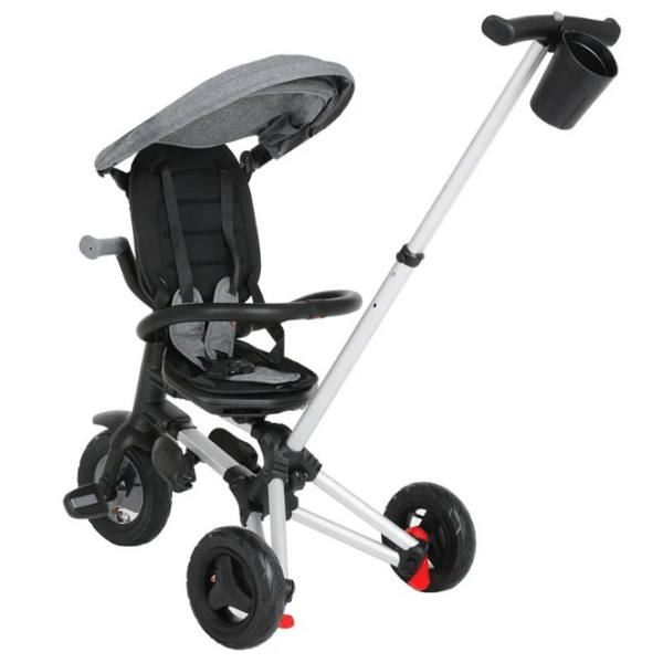 Triciclu Qplay Nova Plus Air Red Aluminiu/ Pentru copii photo 3