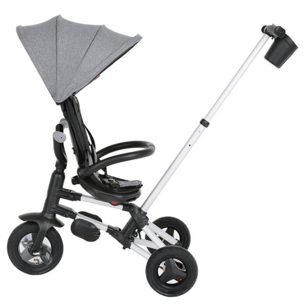 Triciclu Qplay Nova Plus Air Red Aluminiu/ Pentru copii photo 4