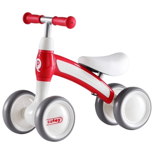 Tricicletă fără pedale Qplay Cutey 12" Red White  / Pentru copii photo 1