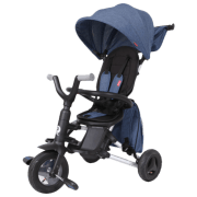 Triciclu Qplay Nova Plus Air Blue Aluminiu/ Pentru copii