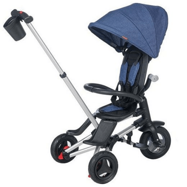 Triciclu Qplay Nova Plus Air Blue Aluminiu/ Pentru copii photo 2