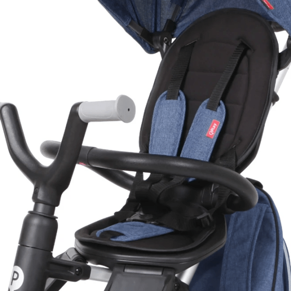 Triciclu Qplay Nova Plus Air Blue Aluminiu/ Pentru copii photo 5