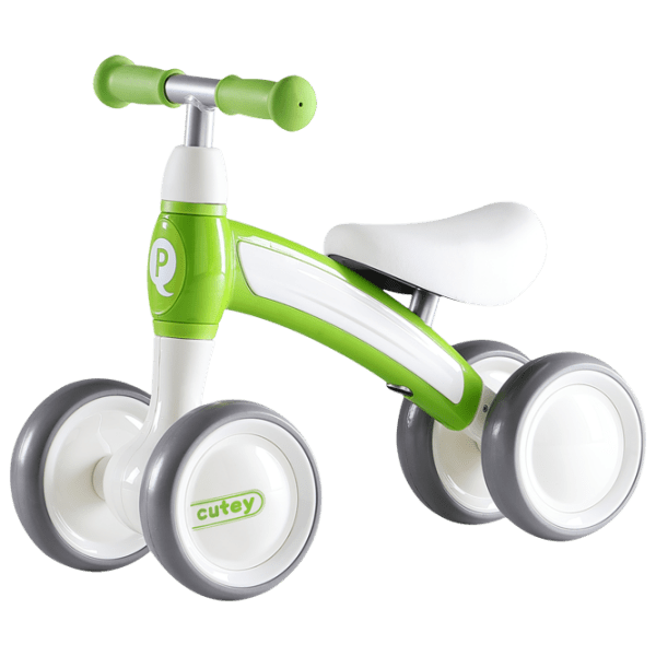 Tricicletă fără pedale Qplay Cutey 12" Green White  / Pentru copii photo 1
