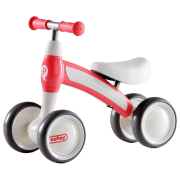 Tricicletă fără pedale Qplay Cutey 12" Pink White Metal / Pentru copii