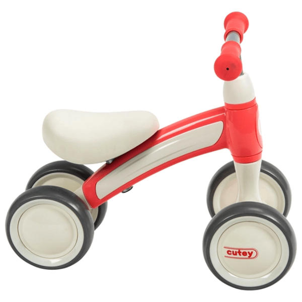 Tricicletă fără pedale Qplay Cutey 12" Pink White Metal / Pentru copii photo 6