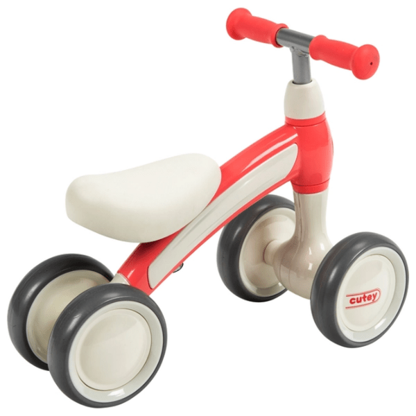 Tricicletă fără pedale Qplay Cutey 12" Pink White Metal / Pentru copii photo 7