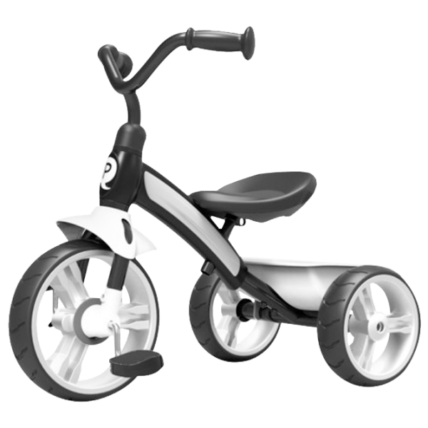 Triciclu Qplay Elite Black Aluminiu/ Pentru copii photo 1