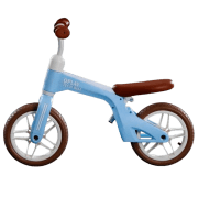Bicicletă fără pedale Qplay Tech 10" Blue Light Metal / Pentru copii