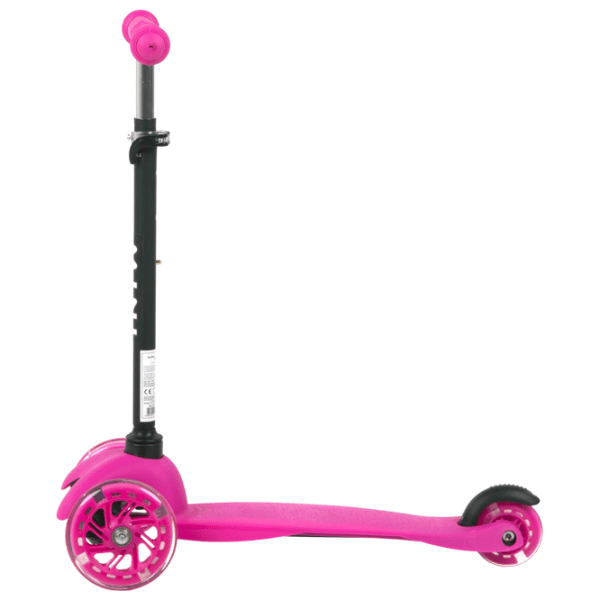 Trotinetă pentru copii cu trei roți Lorelli Mini (10390010004) Pink 3 ani, 20 kg, Din plastic cu silicon photo 2