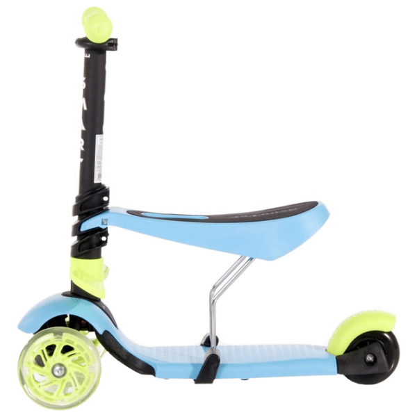 Детский трёхколёсный самокат Lorelli SMART (10390020006) Синий 3 года, 20 кг, Пластиковые с силиконом photo 2