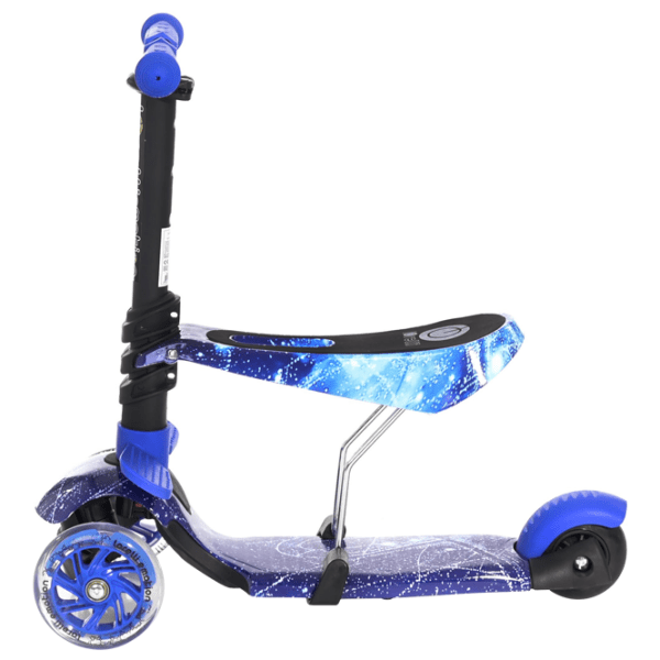 Детский трёхколёсный самокат Lorelli SMART (10390020012) Синий 3 года, 20 кг, Пластиковые с силиконом photo 2
