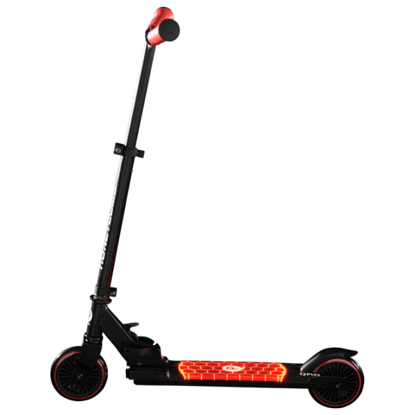 Trotinetă pentru copii cu două roți Qplay Honeycomb (185172) Red 5 ani, 50 kg, Din PU photo 2