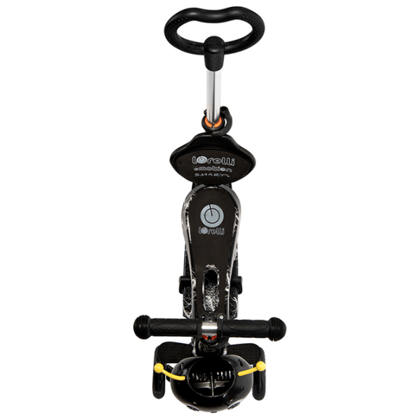 Trotinetă pentru copii cu trei roți Lorelli Smart Plus (10390020015) Black 3 ani, 20 kg, Din plastic cu silicon photo 4