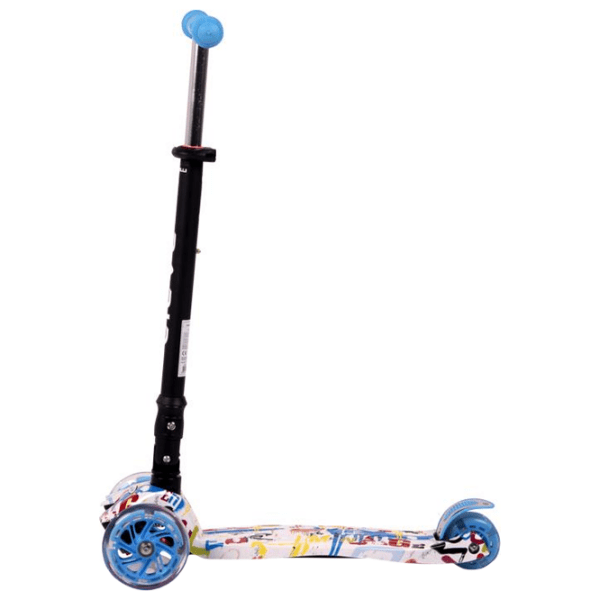 Trotinetă pentru copii cu trei roți Lorelli Rapid (10390040003) Tracery 5 ani, 50 kg, Din plastic cu silicon photo 2